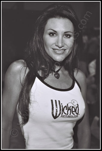 Sydnee Steele at 2001 Erotica LA for Wicked Pictures