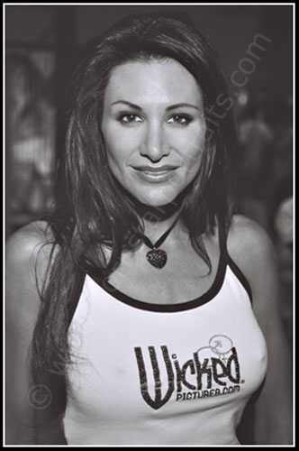 Sydnee Steele at 2001 Erotica LA for Wicked Pictures
