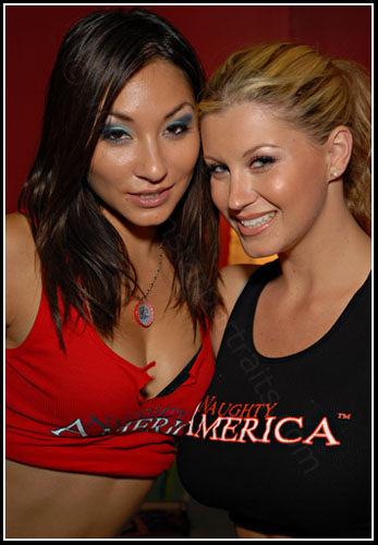 Sara Stone and Roxy Jezel at Erotica LA 2006