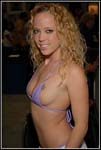 Taija at Erotica LA 2006 for 3rd Planet Productions