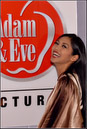 Mika Tan at Adam and Eve Booth 2007 AEE