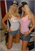 Nikki Benz and Puma Swede at 2008 Adult Entertainment Expo