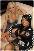 Hillary Scott and Eva Angelina at 2008 Adult Entertainment Expo