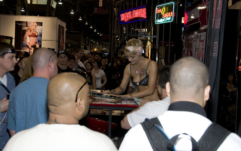 Belladonna for Evil Angel at the 2009 A.E.E.