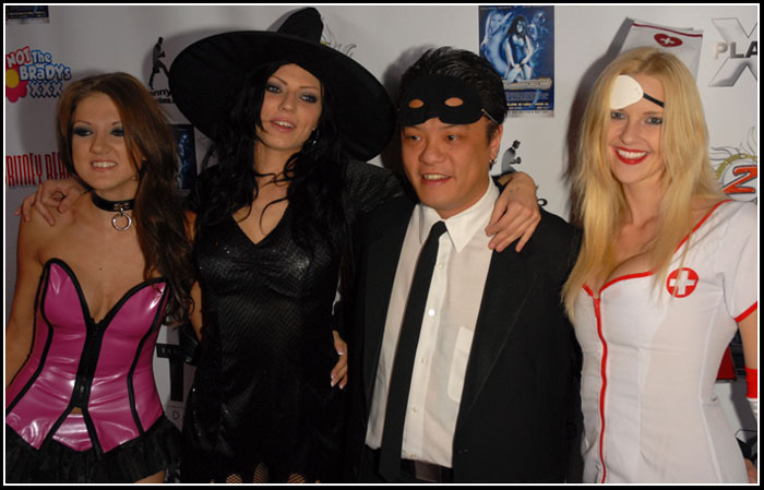 Mia Rose, Ava Rose and Hannah Harper at Heaven and Hell Halloween Bash '07