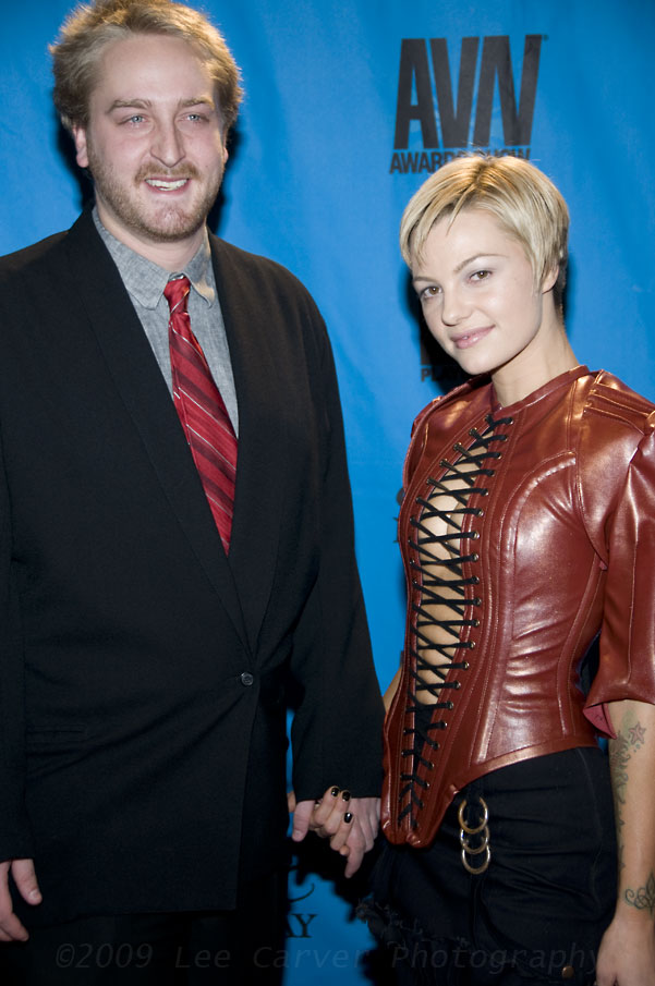 Belladonna with One Lucky Fan at 2009 AVN Adult Movie Awards