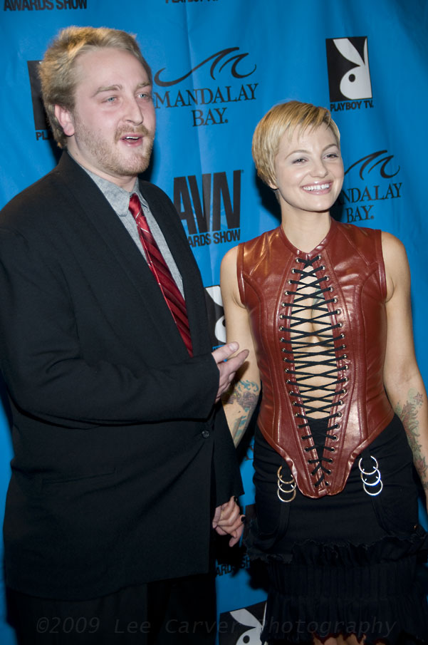 Belladonna with One Lucky Fan at 2009 AVN Adult Movie Awards