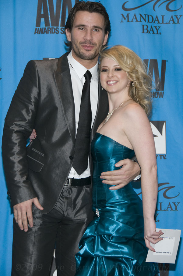 Manuel Ferrara and Sunny Lane at 2009 AVN Adult Movie Awards