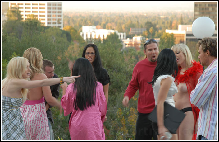 The Big Fight Scene Part 1 on the set of Desperate Wives 3 for SexZ Pictures