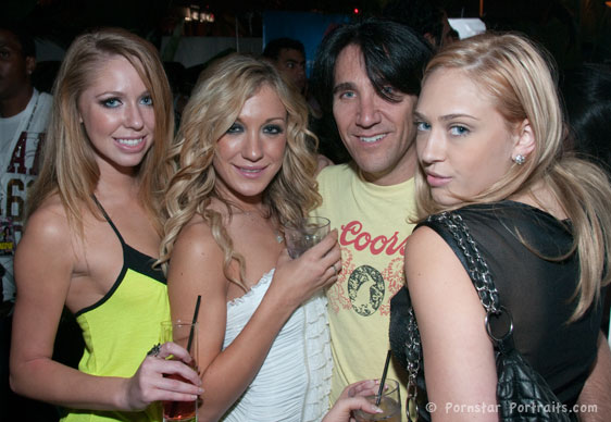 Brynn Tyler, Amy Brooks, Scott David and Kagney Linn Karter at Emergency Porn Party