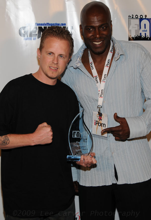 Jules Jordan and Lexington Steele at The F.A.M.E. Awards