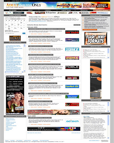 Adult Shows Only.com brought to you by The Adult Broker.com
