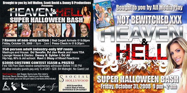 Heaven and Hell Super Halloween Bash Flyer Courtesy of X-Play