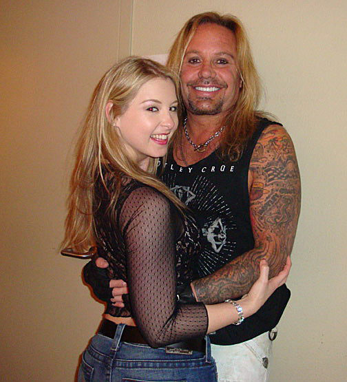 Sunny Lane and Vince Neil Image Courtesy of All Media Play