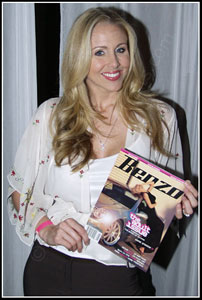 Julia Ann with Benzo Magazine Cover