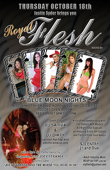 Royal Flesh Party Flyer