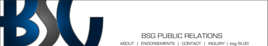 BSG Public Relations Banner