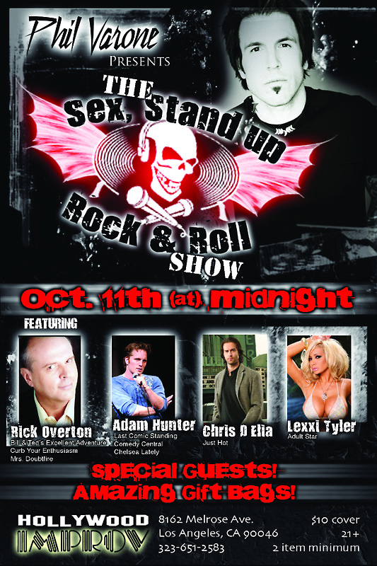 Lexxi Tyler at The Improve Poster Courtesy of The Star Factory