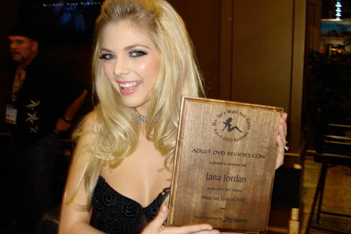 Jana Jordan with DrJ Award