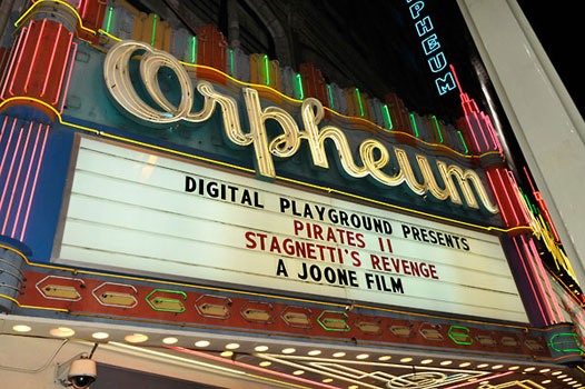 Orpheum Theatre Billboard Photo Courtesy of Digital Playground.com