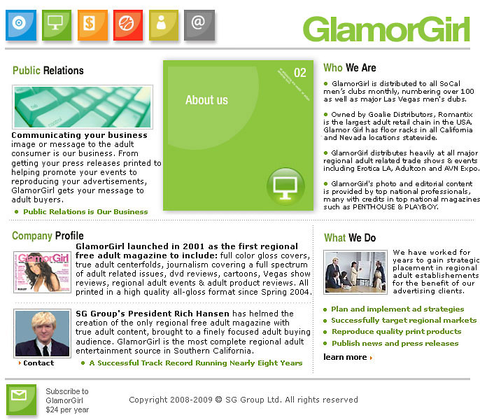 About GlamorGirl Courtesy of SG-GRP.com