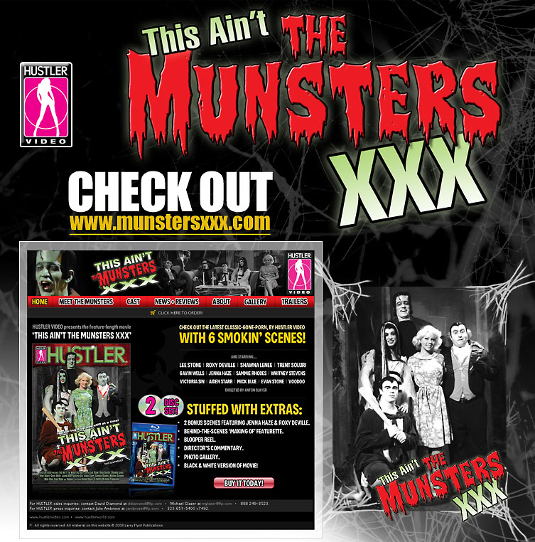 MunstersXXX.com Ad Courtesy of Hustler Video.com