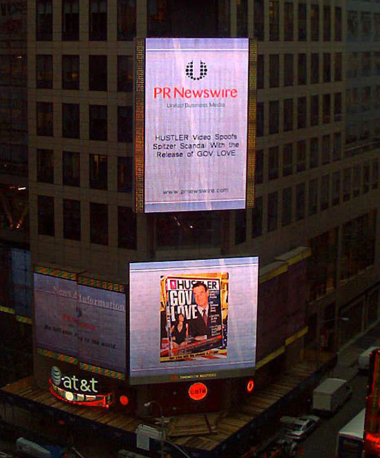 Gov Love Billboard in Times Square