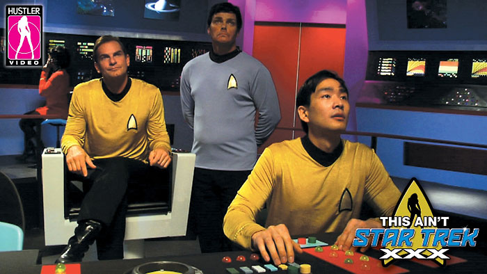 This Ain't Star Trek XXX set photo Courtesy of Hustler Video.com (new window)