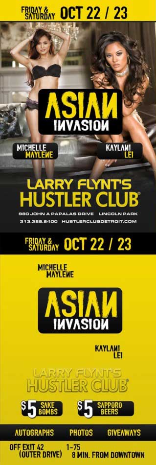 Kaylani Lei and Michelle Maylene Asain Invasion Flyer Image Courtesy of Wicked Pictures