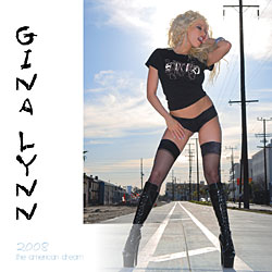 Gina Lynn 2008 Calendar Front Cover
