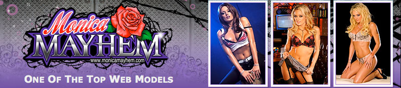 Moncia Mayhem Banner Courtesy of Monica Mayhem.com