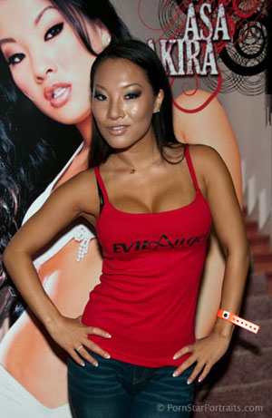 Asa Akira at the Los Angeles eXXXotica Expo for Evil Angel Image Courtesy of Michael Saint