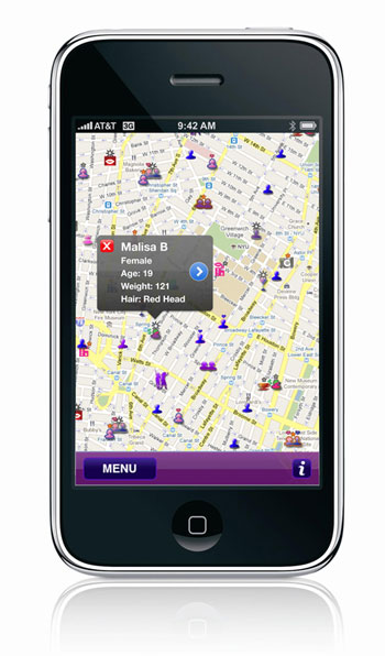Pin Points X Phone Image Courtesy of Pin Points X and Brian Gross Public Relations