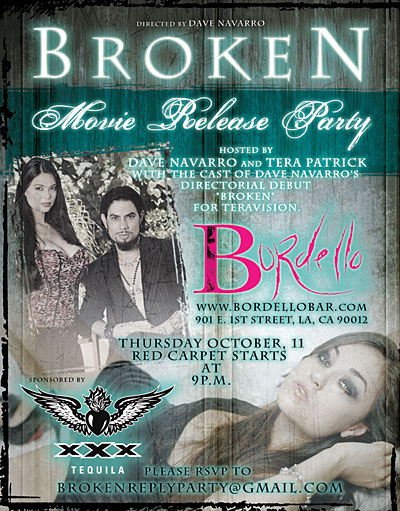 Broken Release Party Flyer
