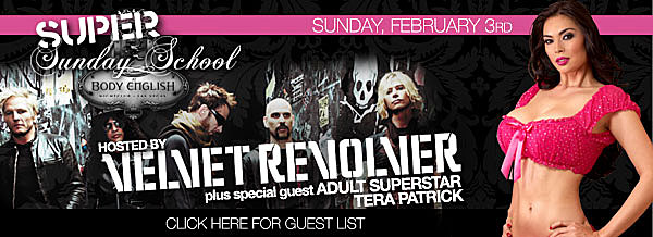 Tera Patrick and Velvet Revolver PR Shot