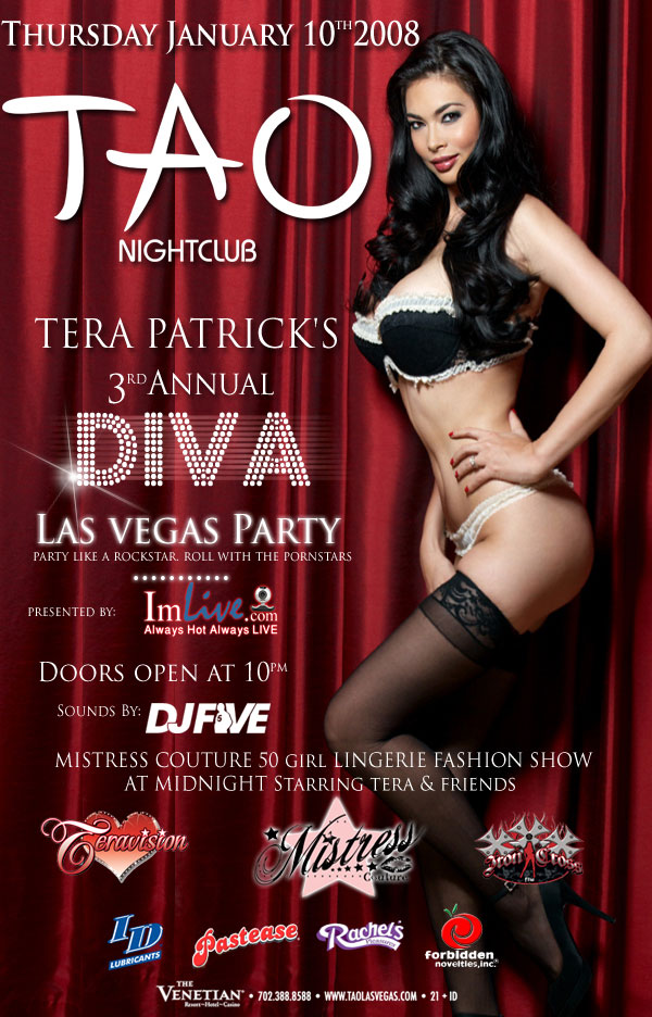 Tera Patrick Diva Las Vegas Flier