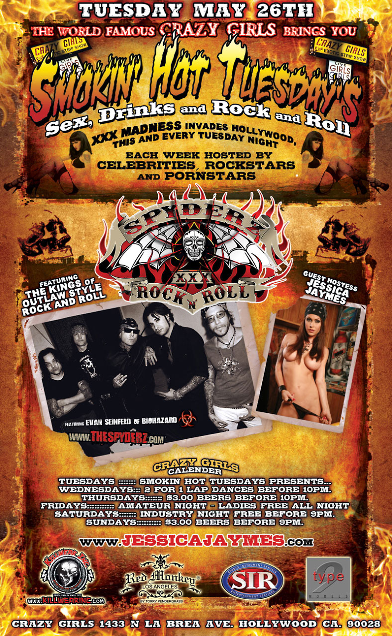 Smokin Hot Tuesday Flyer For May 26 Courtesy of Versatile Media and Teravision