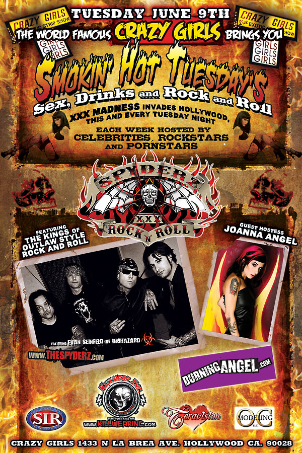 Smokin Hot Tuesday Flyer For June 9 Courtesy of Versatile Media and Teravision