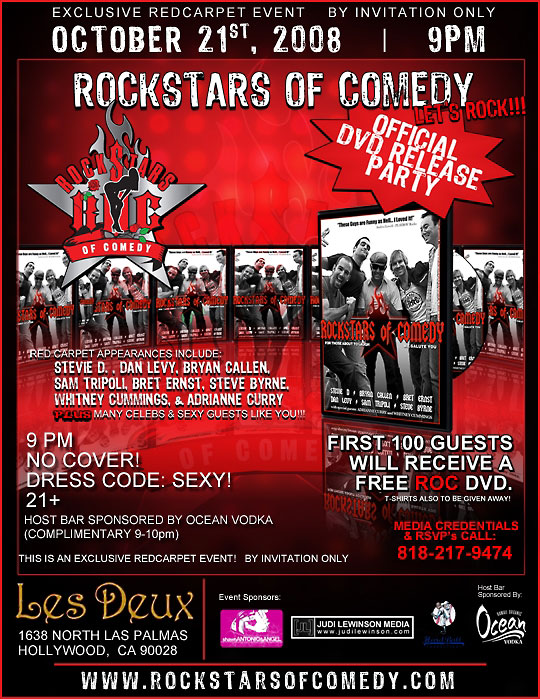 DVD Release Party Flyer