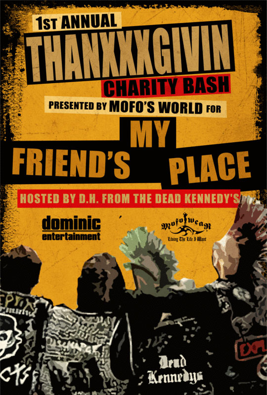 Mofo's World ThanXXXgiving Charity Bash Flier