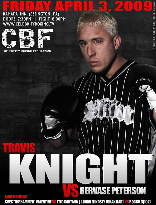 Travis Knight Boxing Flyer Courtesy of Versatile Media
