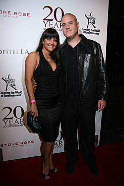 Michael Raven and Carmen Hart at the E! 20th Anniversary Party