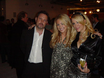 Brad Armstrong Joins jessica And Bobbi Sue At The Silent Auction.