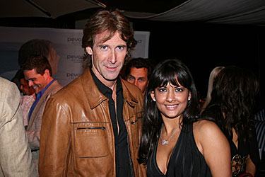 Carmen Hart and Michael Bay