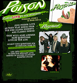 Kirsten Price on Flier for Poisond