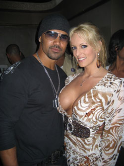 Stormy Daniels with Shemar Moore