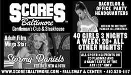 Stormy at Scores Flier