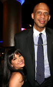Carmen with Kareen Abdul Jabbar