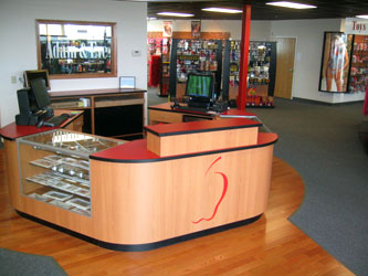 Front Counter of Store