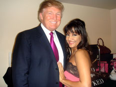 Carmen Hart with Donald Trump